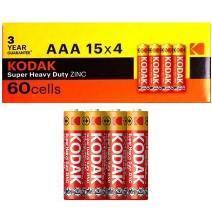 Батерии KODAK R 03 ZINC AAА  4 броя фолио