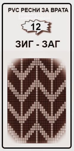 РЕСНИ ЗА ВРАТА PVC