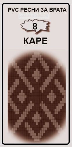 РЕСНИ ЗА ВРАТА PVC