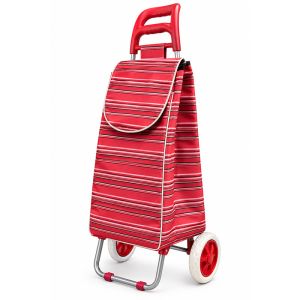 Пазарска количка за багаж 3050-3 SP, червено рае, 33+2 л, до 20 кг